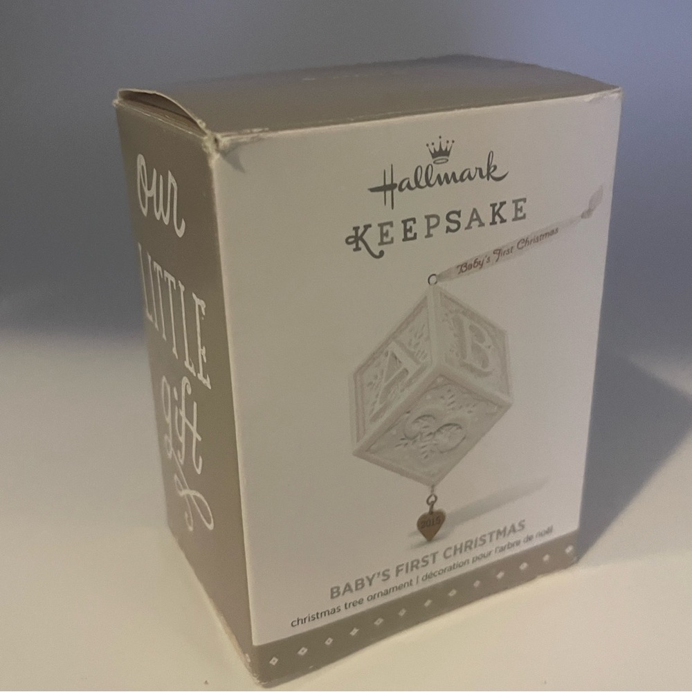 Hallmark Keepsake Ornament 2015 Baby First Chritsmas
